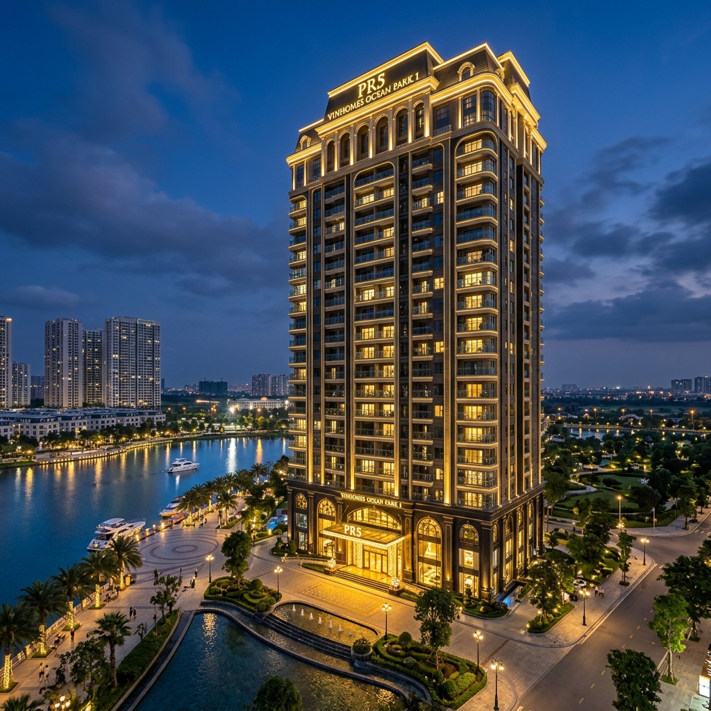 Ảnh minh họa tòa PR5 phân khu The Paris